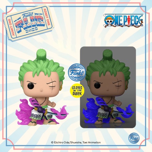 One Piece POP! Vinyl Figure Zoro Enma 9 cm Glows in the Dark