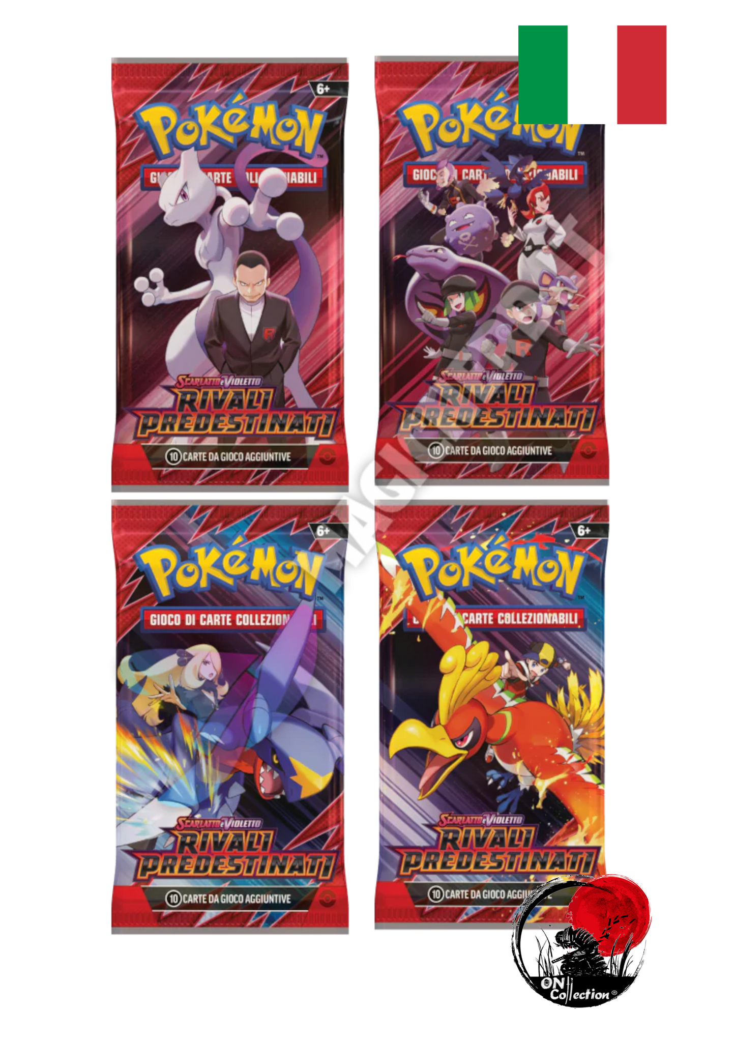 4 X Rivali Predestinati bustine singole Artwork Completo ITA
