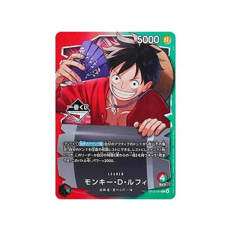 ONE PIECE Card Game – Monkey D. Luffy OP13-001 – Ichiban Kuji Promo – Japanese Version