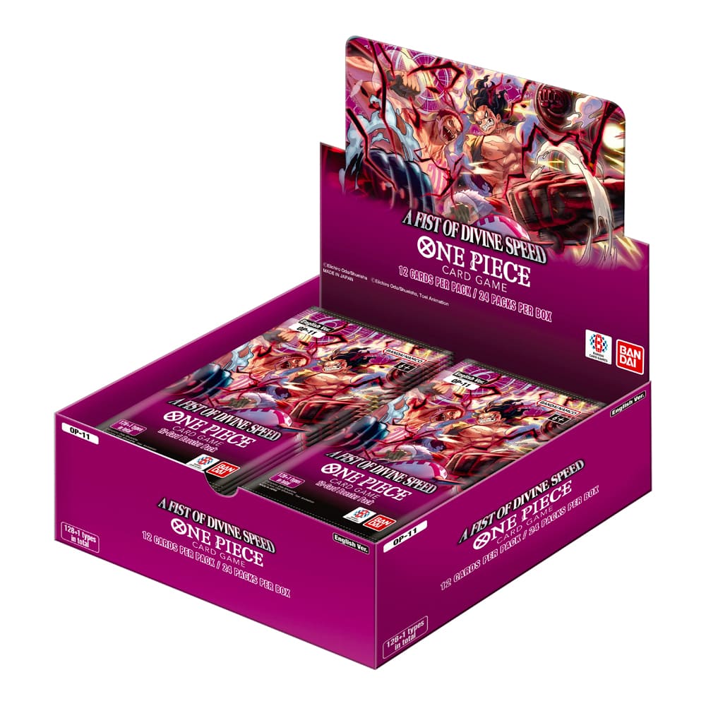 One Piece Card Game – OP-11 FIRST OF GOD SPEED ! – Booster Box 24 Buste – ENG