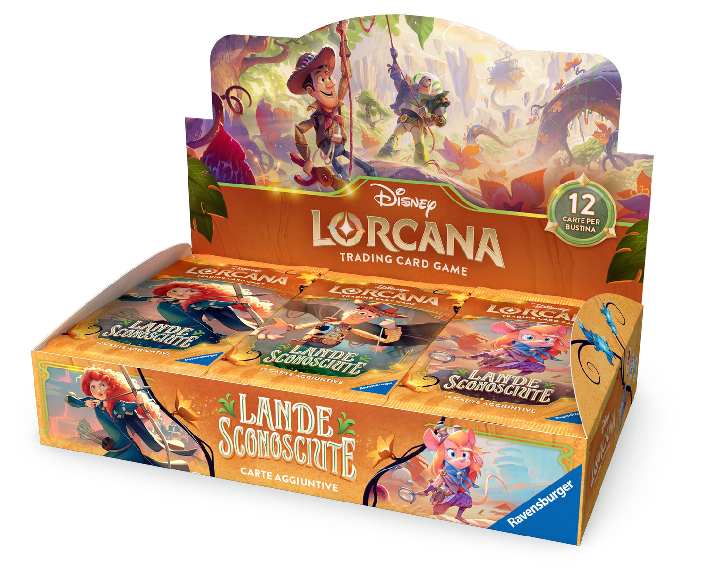 Disney Lorcana – Lande Sconosciute – Booster Box – Italiano