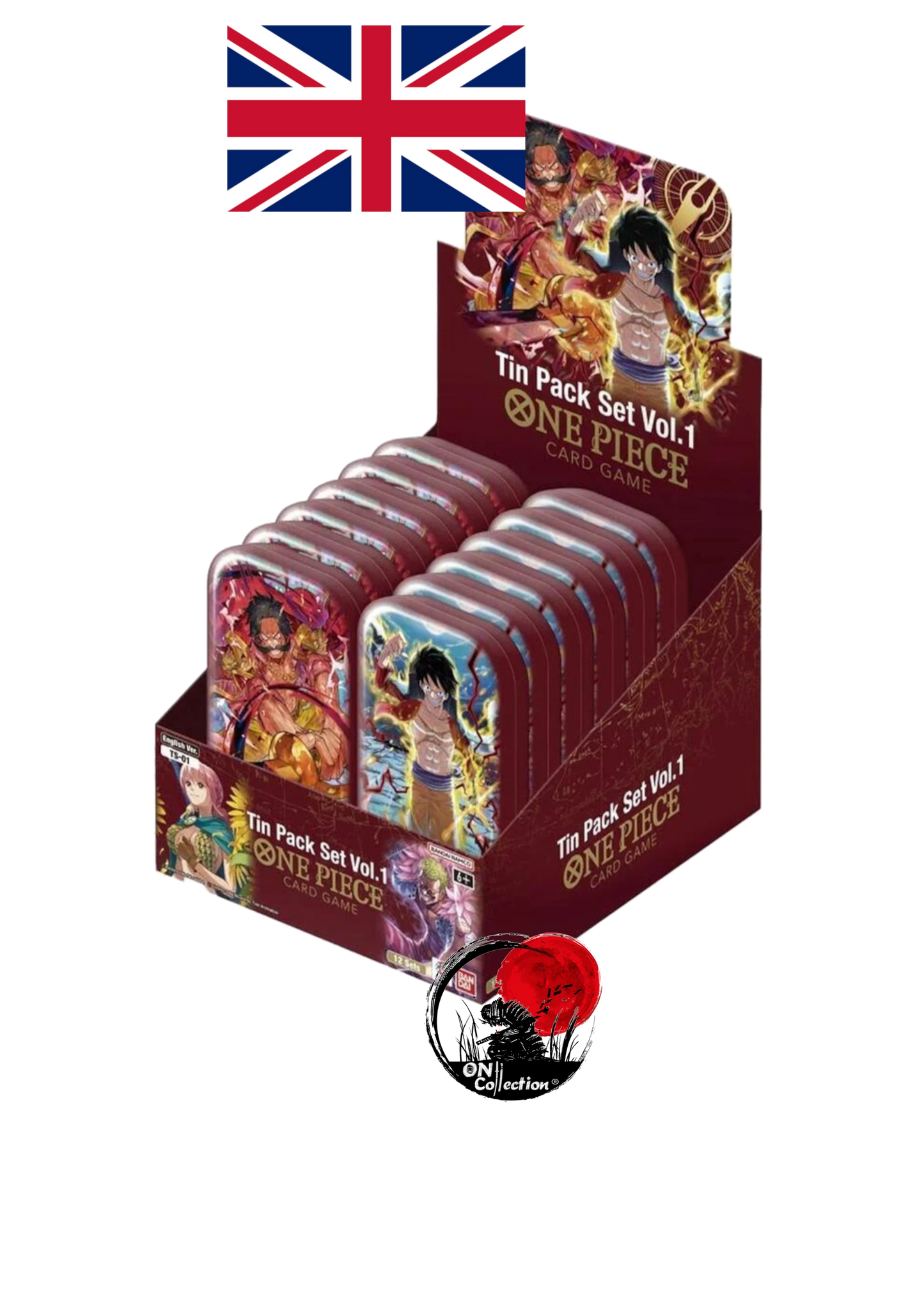 One Piece Tin - Monkey D. Luffy & Gol D. Roger ENG