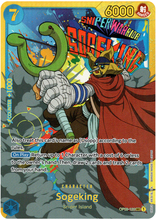 Sogeking Secret Op03-122 ENG " PSA : 8 "