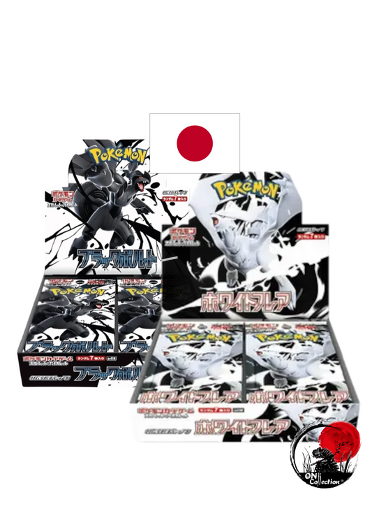 Bundle Pokémon White Flare & Black Bolt Booster Box Jap