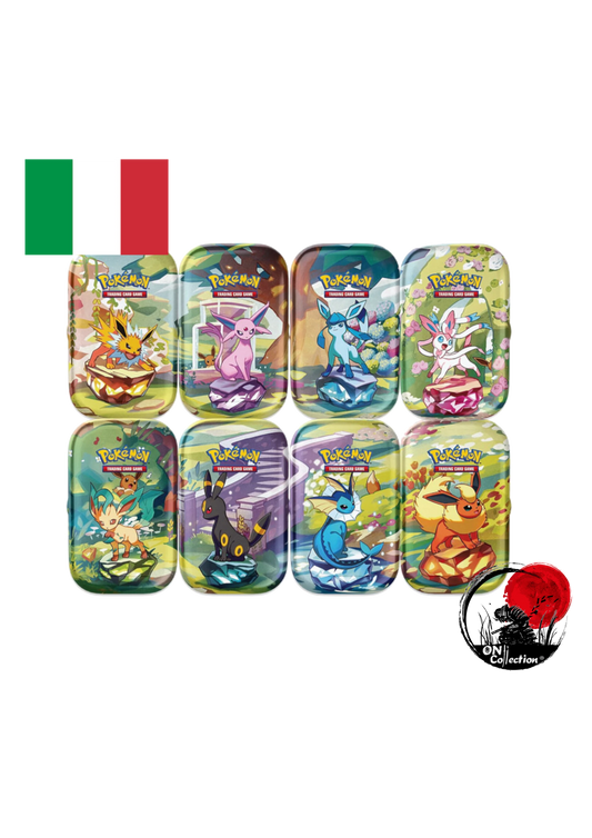 Evoluzioni Prismatiche Mini Tin Display da 8 Tins ITA