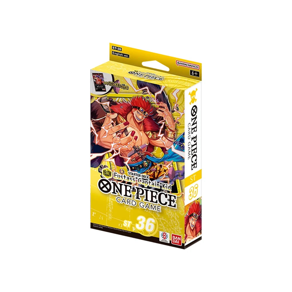 ONE PIECE Card Game – Starter Deck ST-36 Eustass "Captain" Kid – English Version