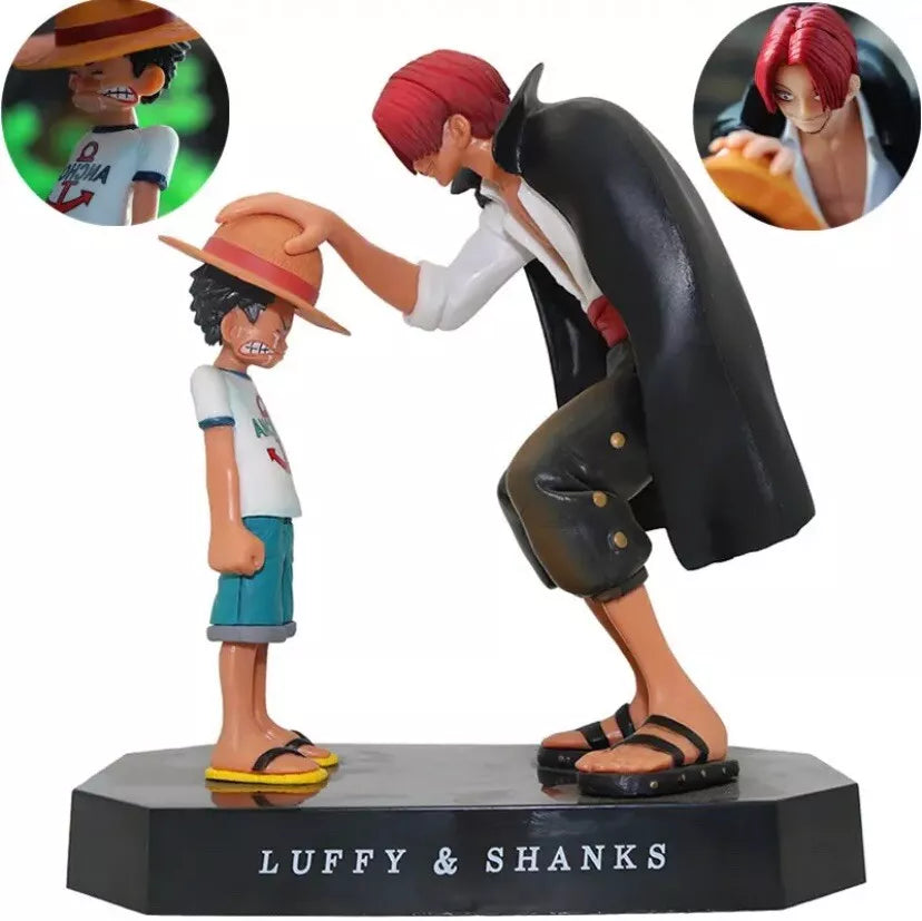 One Piece Action Figure Pvc Shanks & Luffy